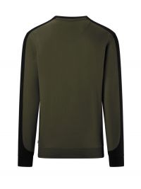 Olivgrünes Arbeits Sweatshirt